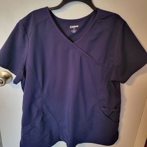 Women's scrub star top